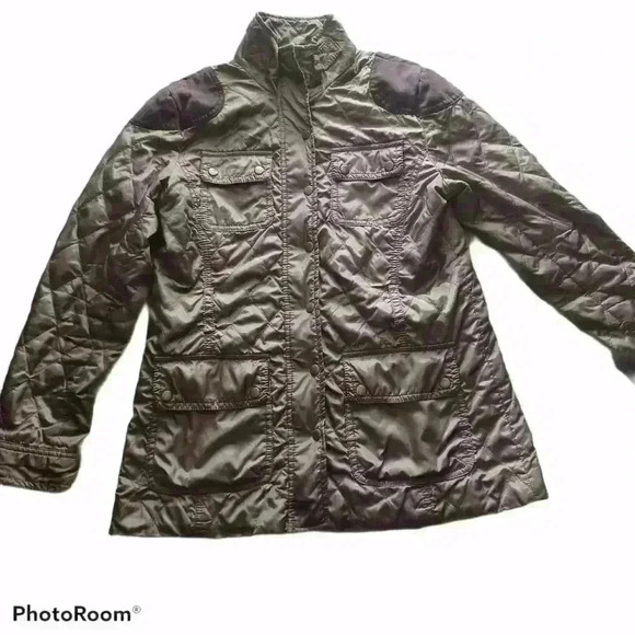 Banana Republic Womens Olive GreenS Quilted Jacket S - Picture 1 of 13